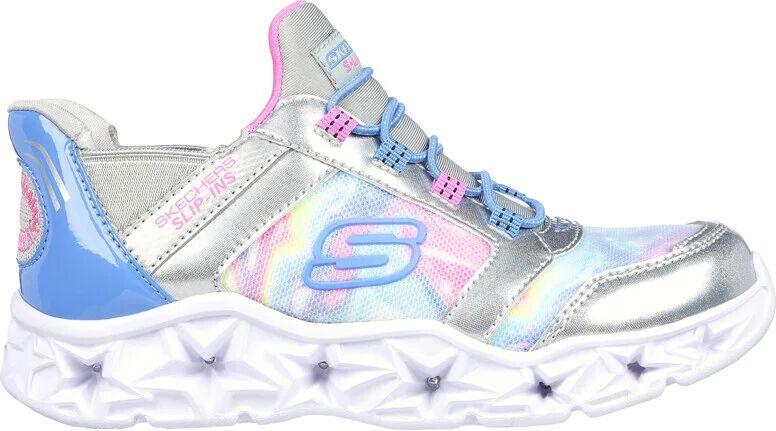 Skechers galaxy lights - tie dye takeo zapatilla moda niño Gris (28)