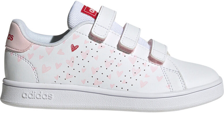 Adidas advantage cf zapatilla moda niño Blanco (30)