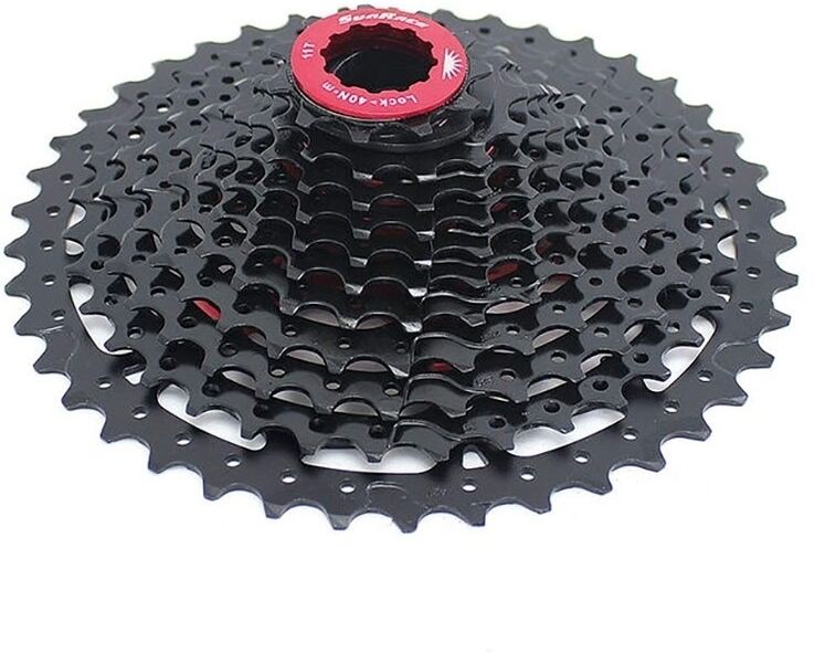 Sun Race cassette 11 velocidades 11-42 negro cassette mtb Negro (UNICA)