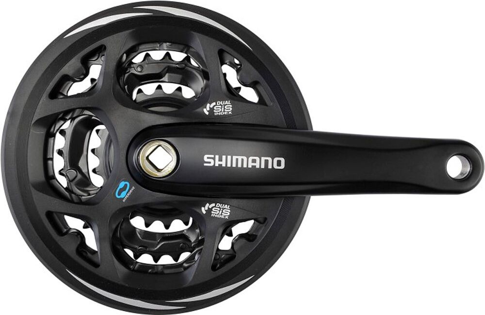 Shimano bielas altus 7/8v175 48/3/28 c/c cua bielas mtb Negro (UNICA)