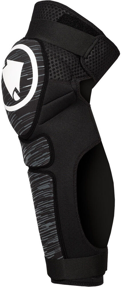 Endura protectores de tibia singletrack ii perneras largas ciclismo Negro (M-L)