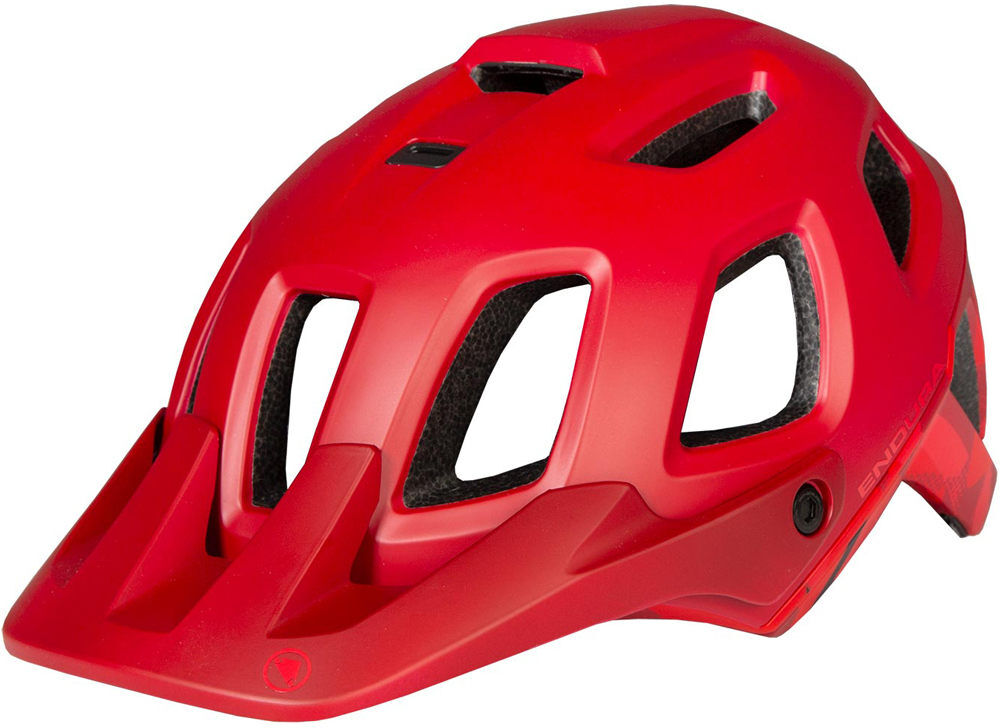 Endura singletrack ii casco bicicleta Rojo (L-XL)