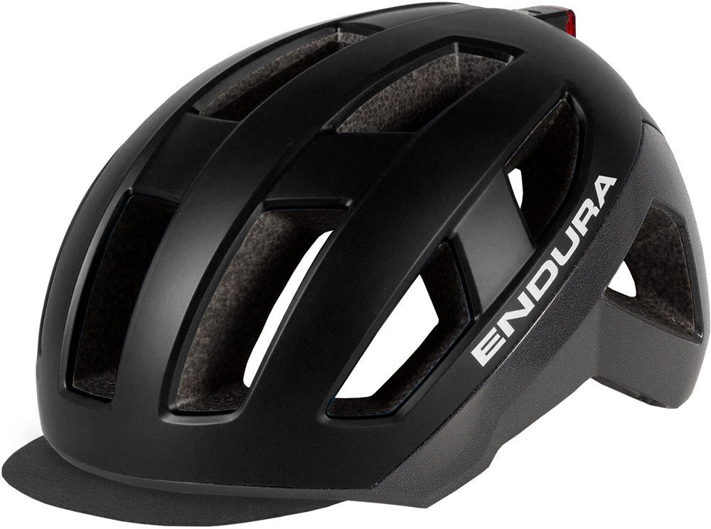 Endura luminite casco bicicleta Negro (L-XL)