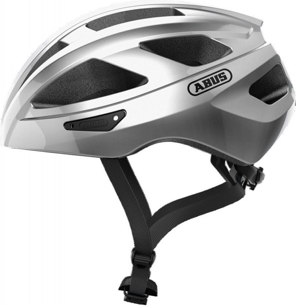 Abus macator gleam casco bicicleta Plata (L)