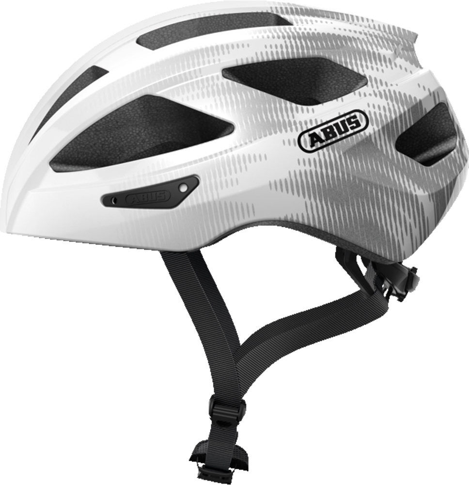 Abus macator casco bicicleta Plata (M)