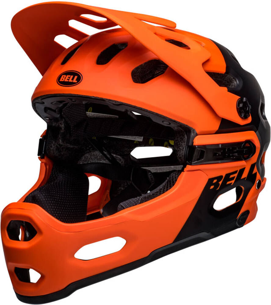 Bell super 3r mips casco bicicleta Naranja (S)