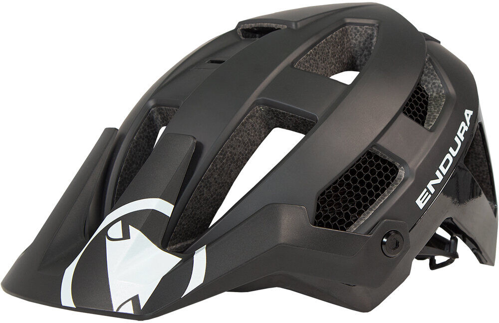 Endura singletrack casco bicicleta Negro (S-M)