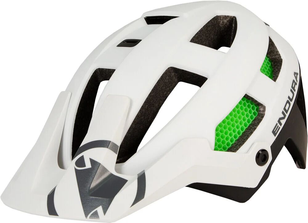 Endura singletrack casco bicicleta Blanco (S-M)