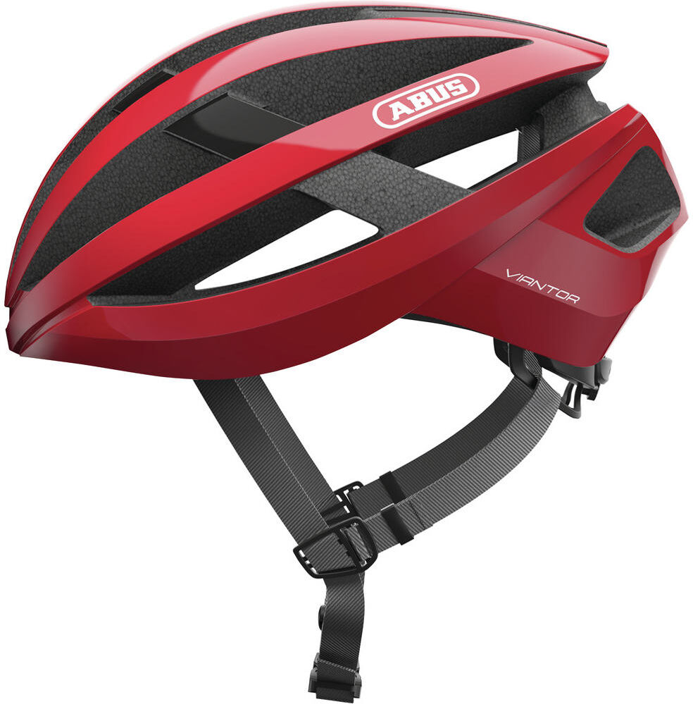 Abus viantor casco bicicleta Rojo (M)