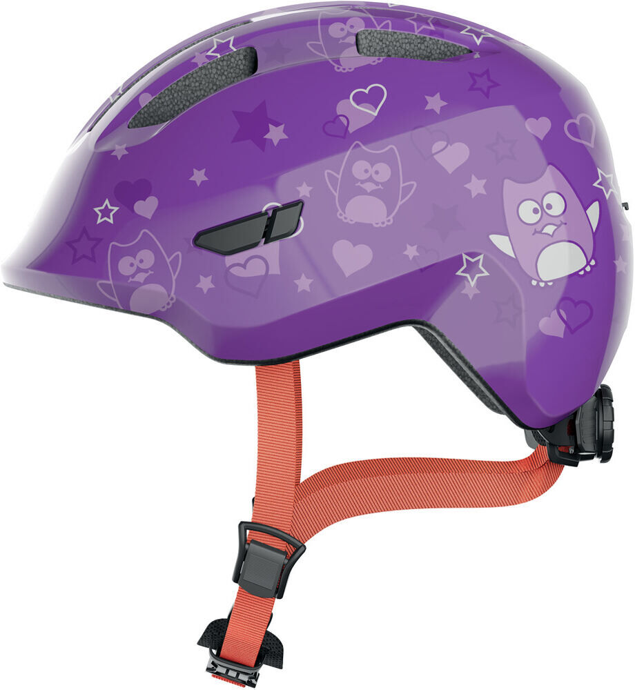 Abus smiley 30 casco bicicleta niño Morado