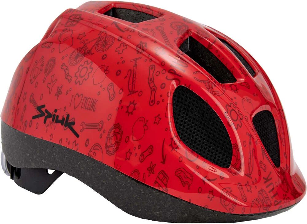 Spiuk casco - kids nio casco bicicleta niño Rojo (XS/S)