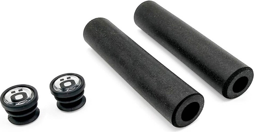 Tols tols silicone mtb grip black slim puños manillar Negro (UNICA)