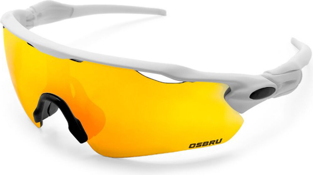 Osbru osbru glasses race bert white/gold gafas ciclismo  (UNICA)