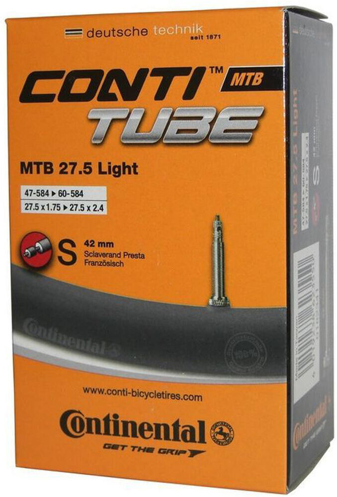 Continental cammtb light 275x175-240 fv 42 mm cámara bicicleta mtb  (UNICA)