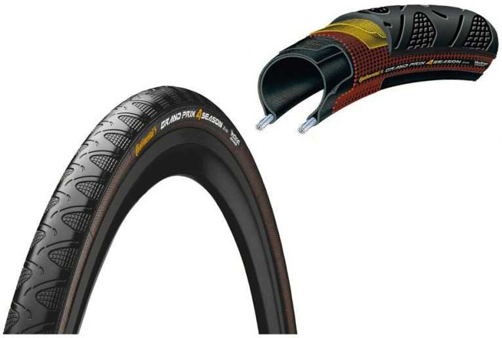 Continental cubgrand prix 4 season 700x32c plegable cubiertas bicicleta paseo  (UNICA)