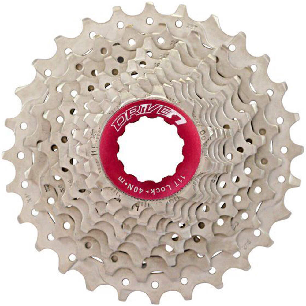 Sun Race cassette aluminio metal 10v11-28 cassette mtb Rojo (UNICA)