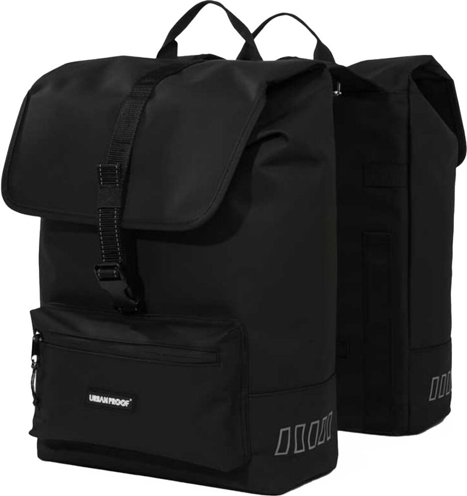 Urbanp double cargo 38l alforjas bicicleta Negro (UNICA)