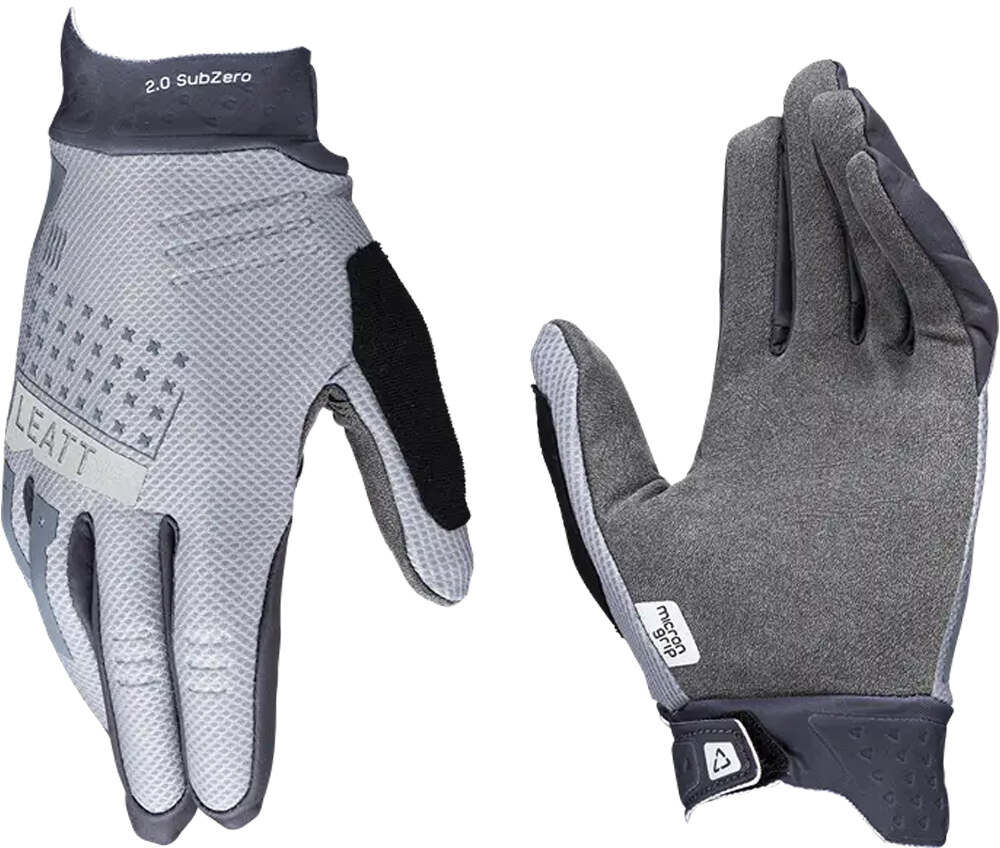 Leatt mtb 20 subzero guantes largos ciclismo Gris (M)