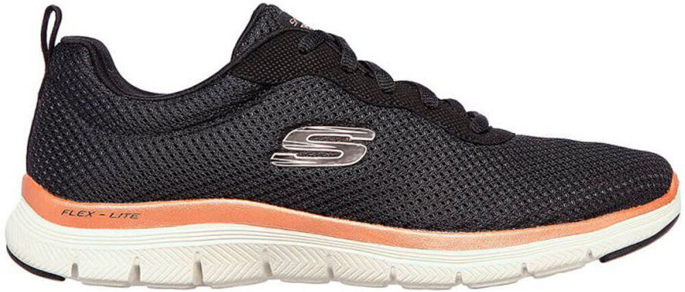 Skechers flex appeal 40 zapatillas fitness mujer Negro (37)