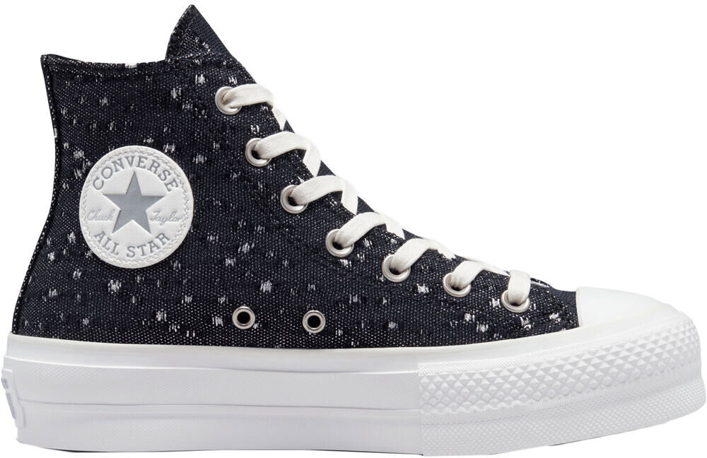 Converse chuck taylor all star eva lift zapatilla moda mujer Negro (6)