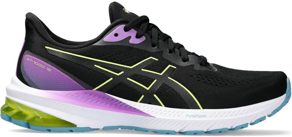 Asics gt-1000 12 zapatilla running mujer Negro (9,5)