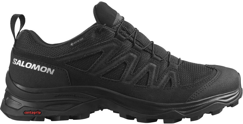 Salomon x ward leather gore-tex zapatilla trekking mujer Negro (6)