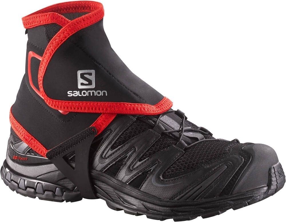 Salomon trail gaiters high varios running Negro (M)