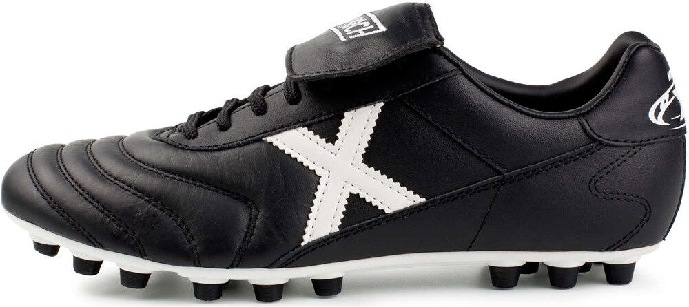 Munich mundial botas de futbol cesped artificial Negro (44)