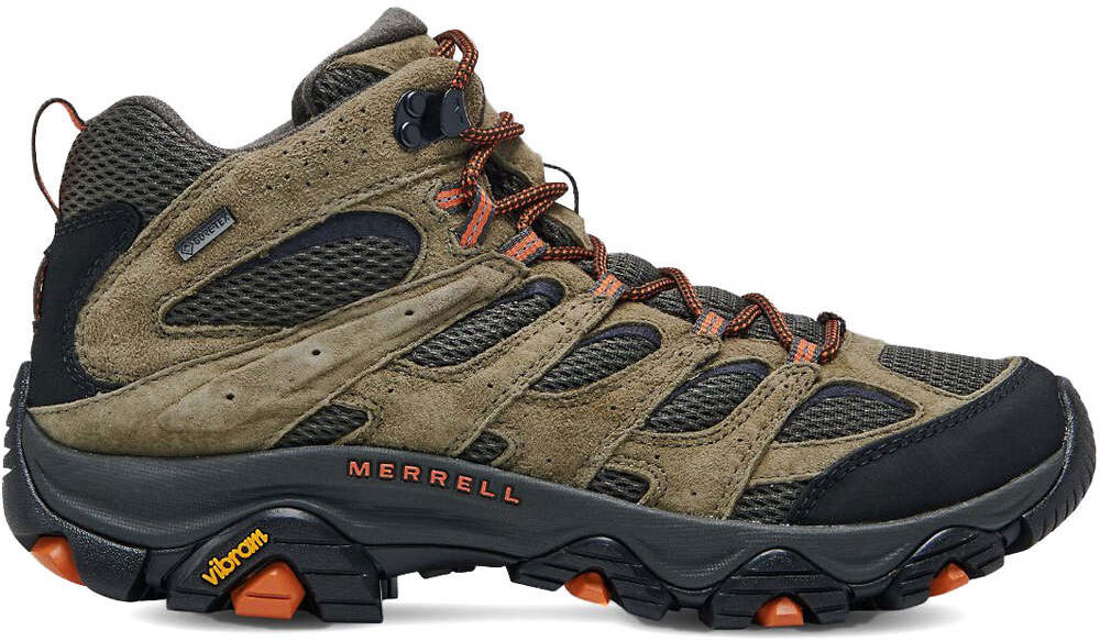 Merrell moab 3 mid gore-tex bota trekking hombre Verde (43)