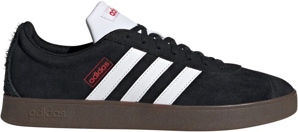 Adidas vl court lifestyle skateboarding suede zapatilla moda hombre Negro (8)