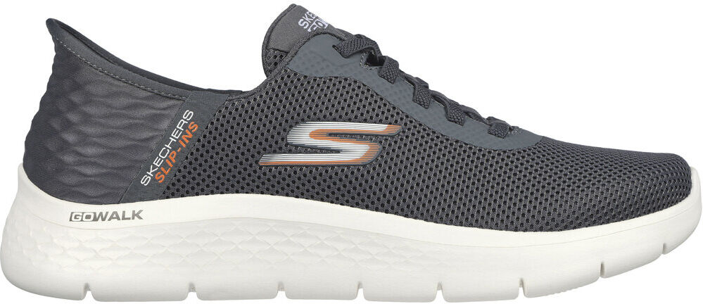 Skechers go walk flex slip ins zapatillas fitness hombre Gris (40)