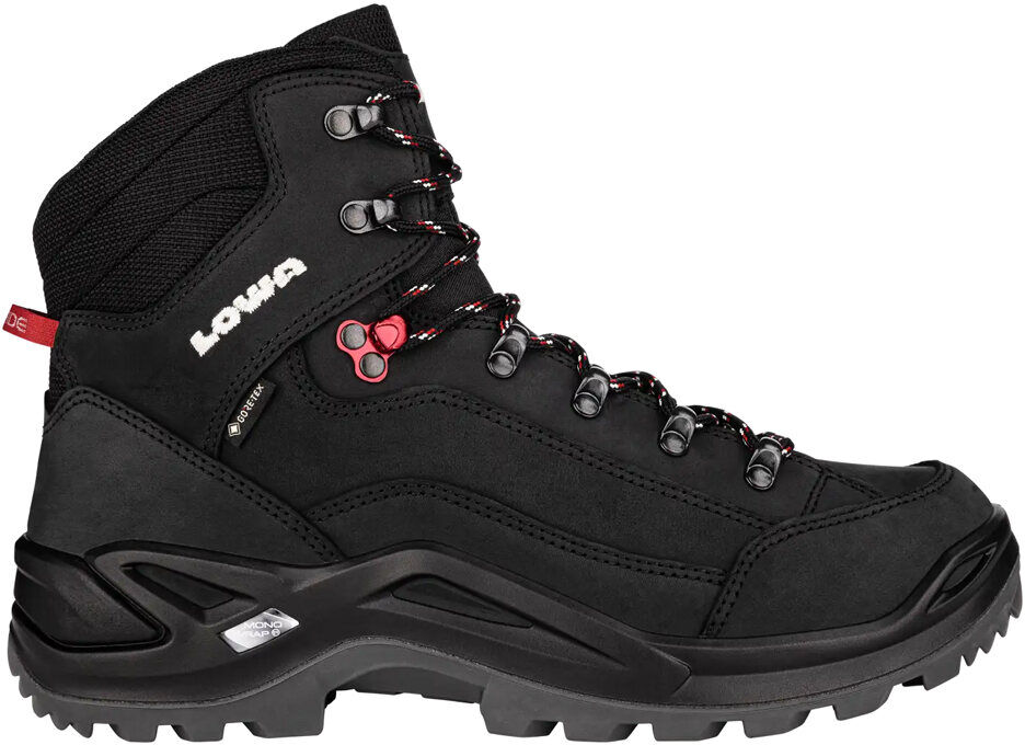 Lowa renegade gore-tex mid bota trekking hombre Negro (8)