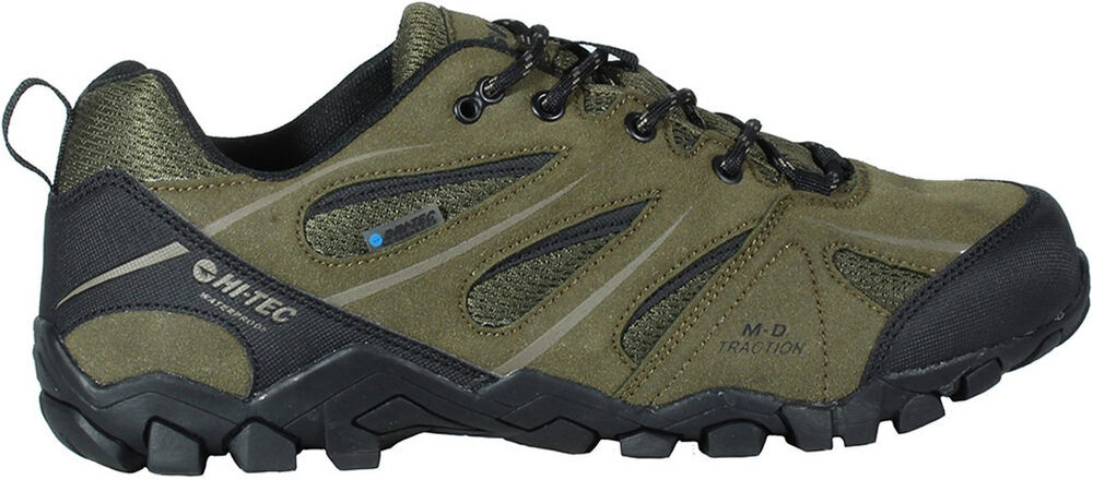 Hi Tec walker waterproof zapatilla trekking hombre Verde (47)