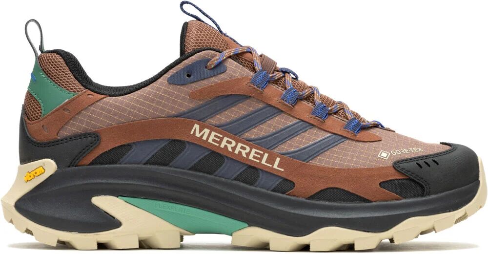 Merrell moab speed 2 gore-tex zapatilla trekking hombre Granate (45)