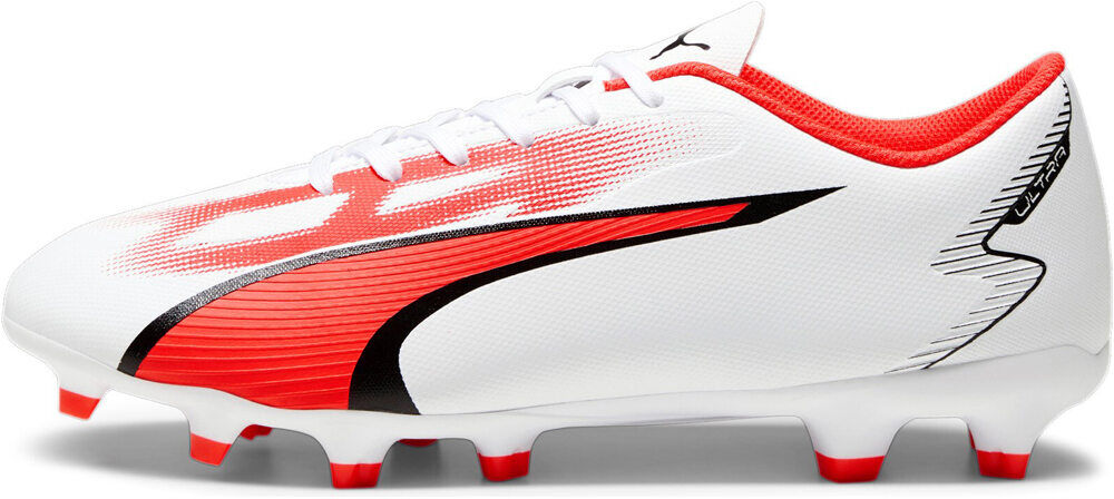 Puma ultra play fg/ag botas de futbol cesped artificial Blanco (8)