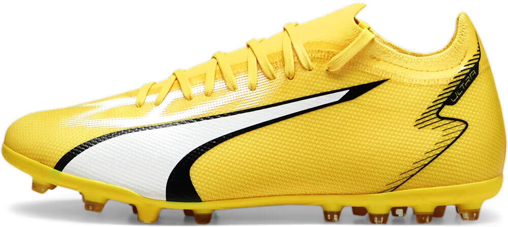 Puma ultra match mg botas de futbol cesped artificial Amarillo (8)