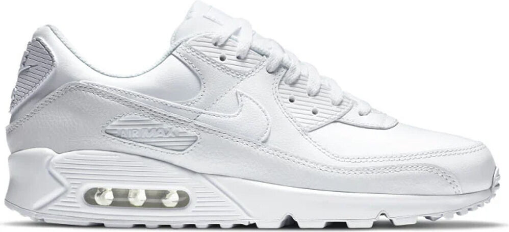 Nike air max 90 leather zapatilla moda hombre Blanco (11,5)