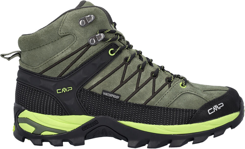 Cmp rigel mid waterproof bota trekking hombre Verde (45)