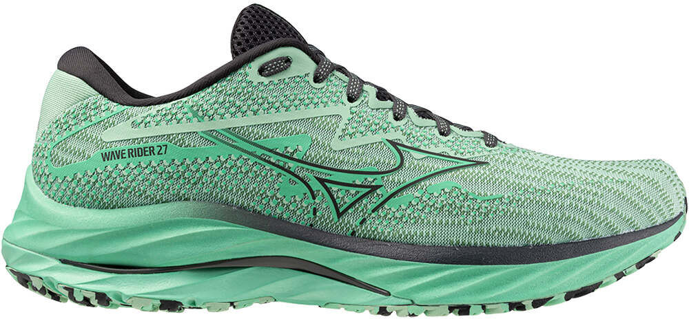 Mizuno wave rider 27 zapatilla running hombre Verde (8,5)