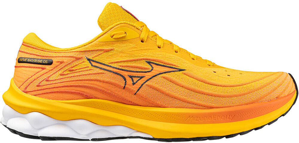 Mizuno wave skyrise 5 zapatilla running hombre Naranja (11)