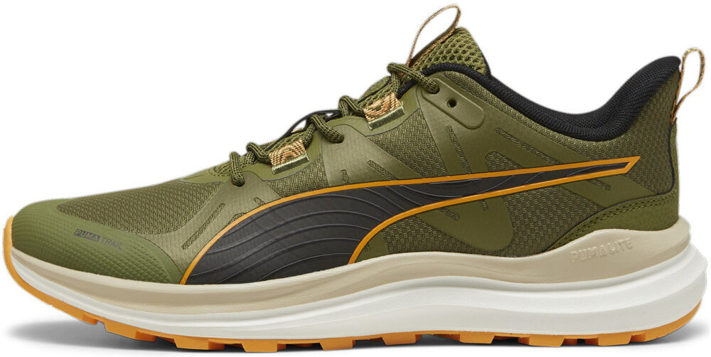 Puma reflect lite trail zapatilla running hombre Verde (6)