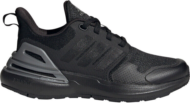 Adidas rapidasport bounce sport running lace zapatilla running niño Negro (5,5)