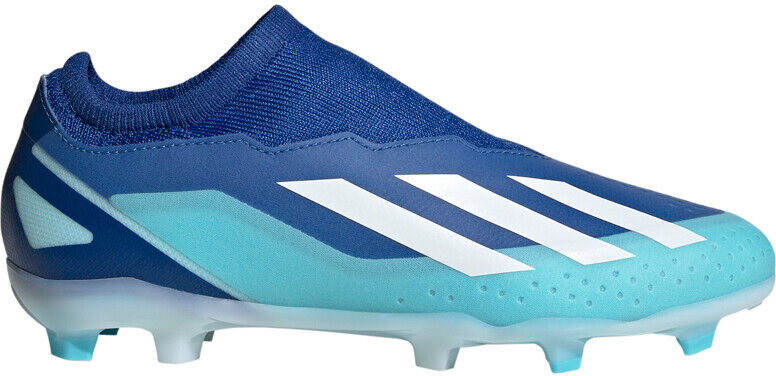 Adidas x crazyfast3 ll fg infantil botas de futbol niño cesped artificial Azul (5,5)