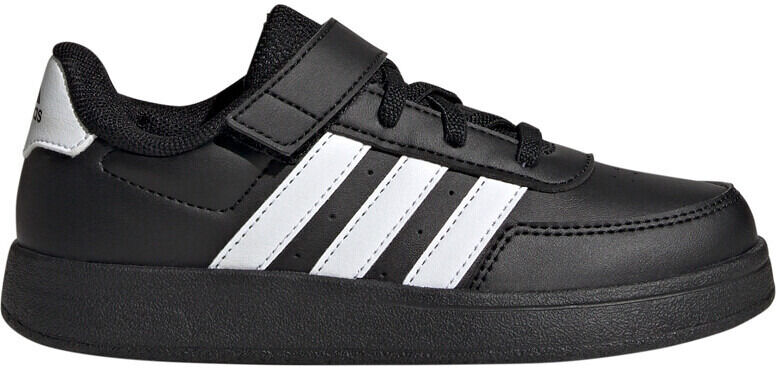 Adidas breaknet lifestyle court elastic lace and strap zapatilla moda niño Negro (34)