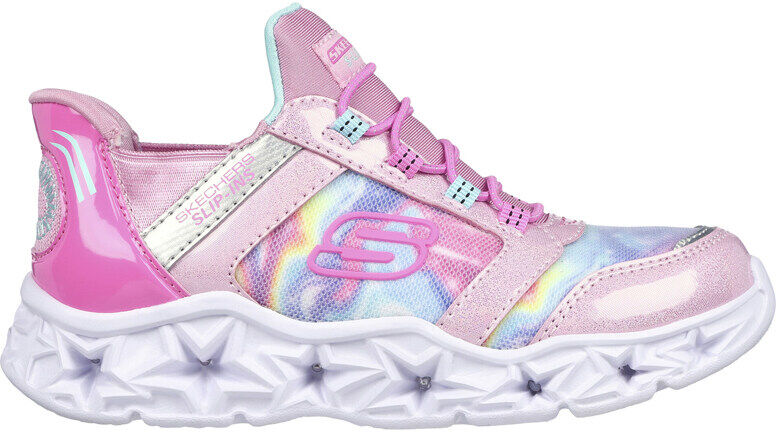 Skechers galaxy lights zapatilla moda niño Rosa (34)