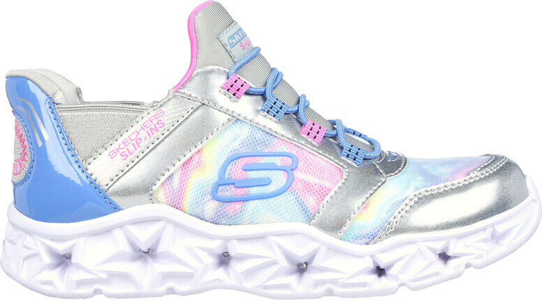 Skechers galaxy lights - tie dye takeo zapatilla moda niño Gris (31)