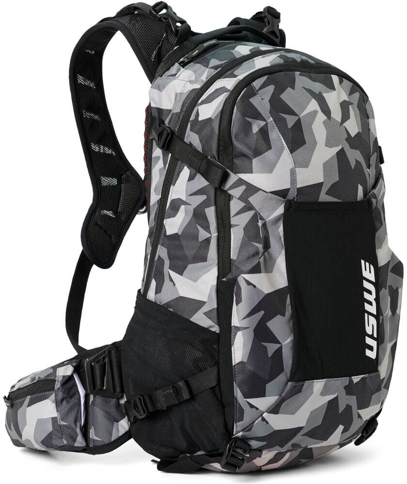 Uswe shred 25l mtb daypack mochila hidratación Negro (UNICA)