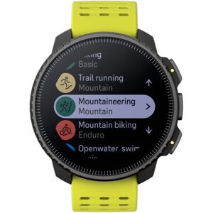 Suunto vertical black lime pulsómetros con gps Negro (UNICA)