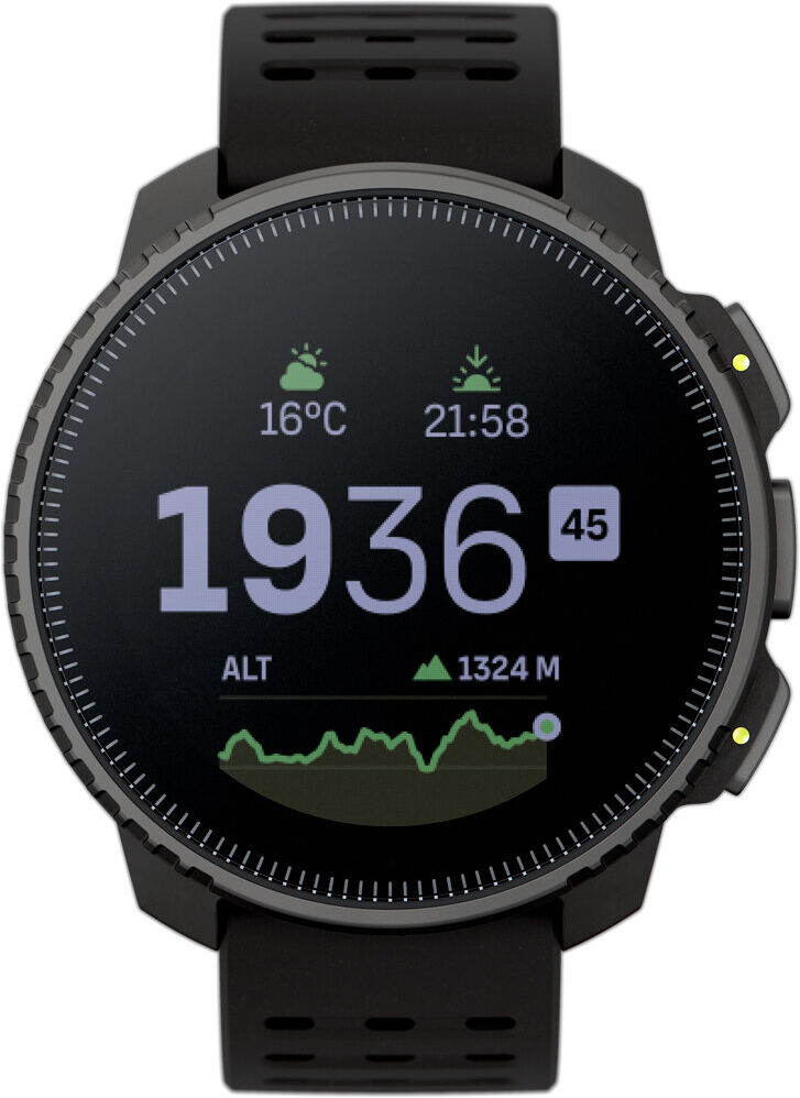 Suunto vertical all black pulsómetros con gps Negro (UNICA)