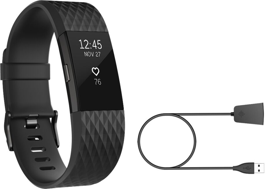 Fitbit Pulsera de actividad fitbit charge 2 negra met